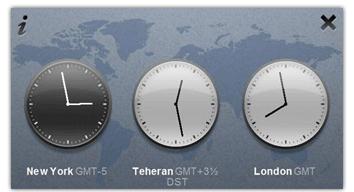 ساعت تمام کشورها با Clock Touch v1.0